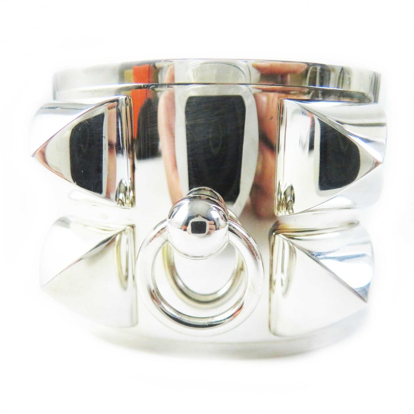 HERMES Bangle Main?FAG925 Silver Women d