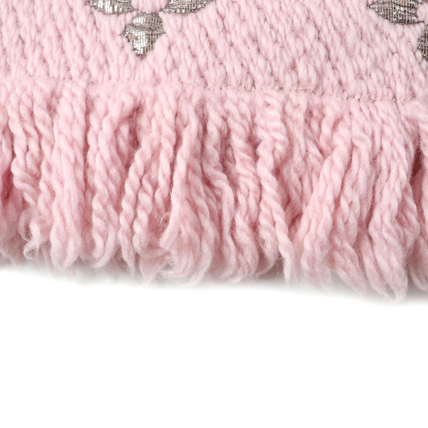 LOUIS VUITTON Scarf M70466 Main: 95% wool, Main: 3% silk, Main: 2% polyester Rose valerine Escalp Logo Mania Shine Women