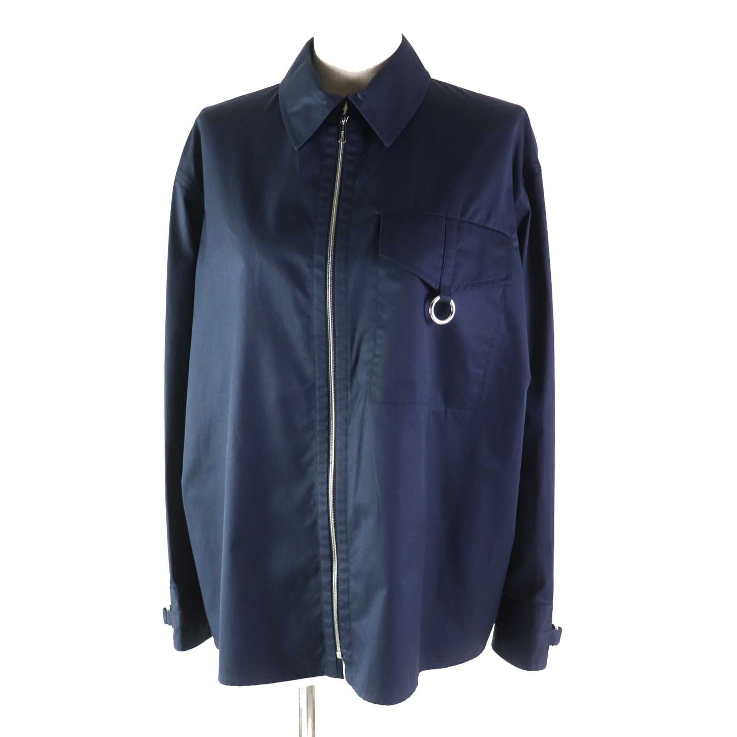 HERMES 3E0616DX Outer material: 100% cotton Navy Women 36 d