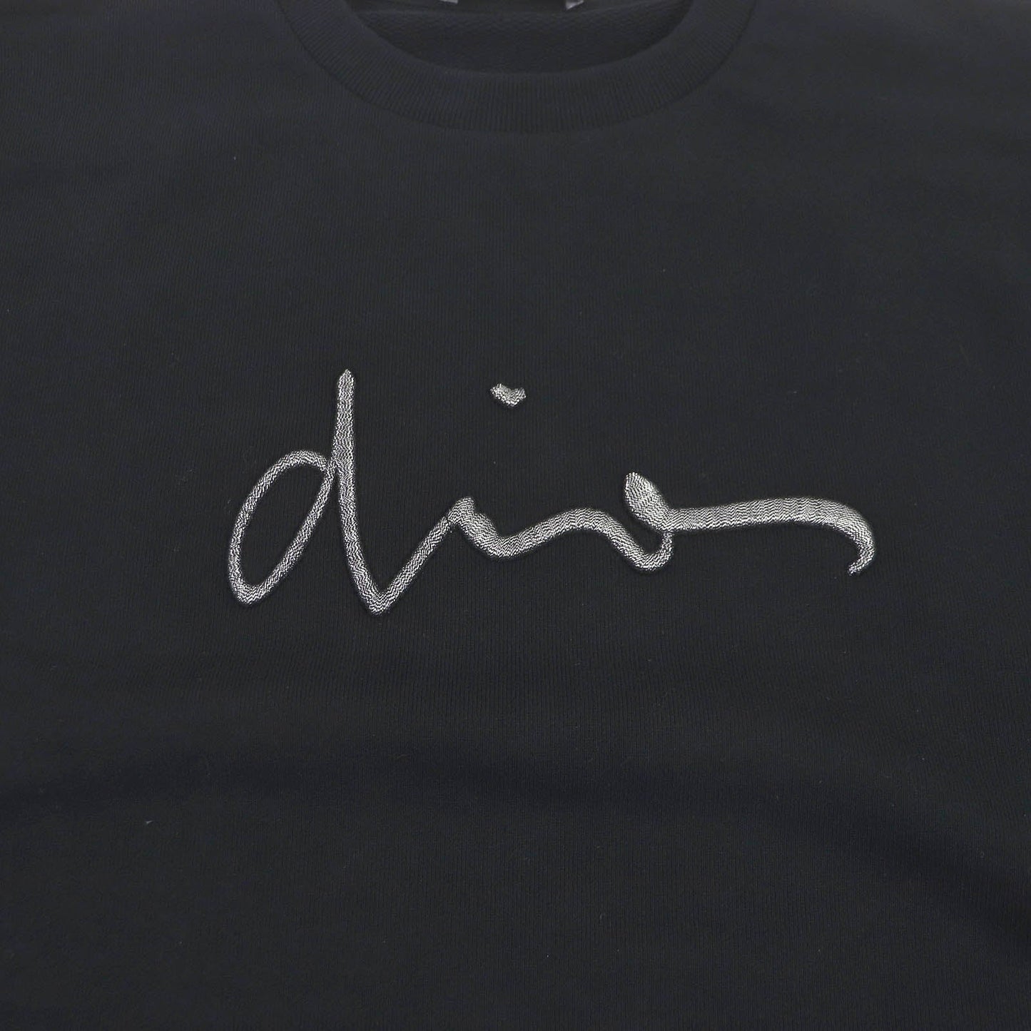 Dior Logo Embroidered Sweatshirt Black S