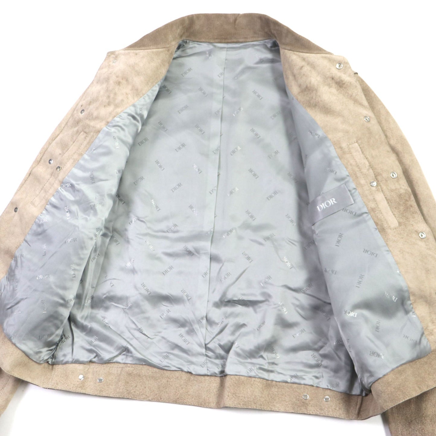Dior×Cactus Jack Leather Jacket Sheep Leather Jacket