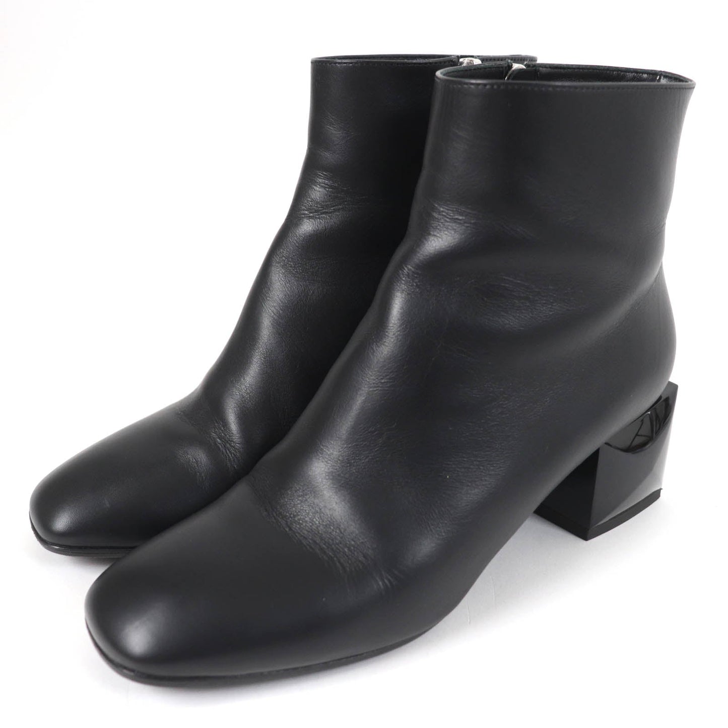 HERMES Ankle boots Main: Leather black Women 36 d