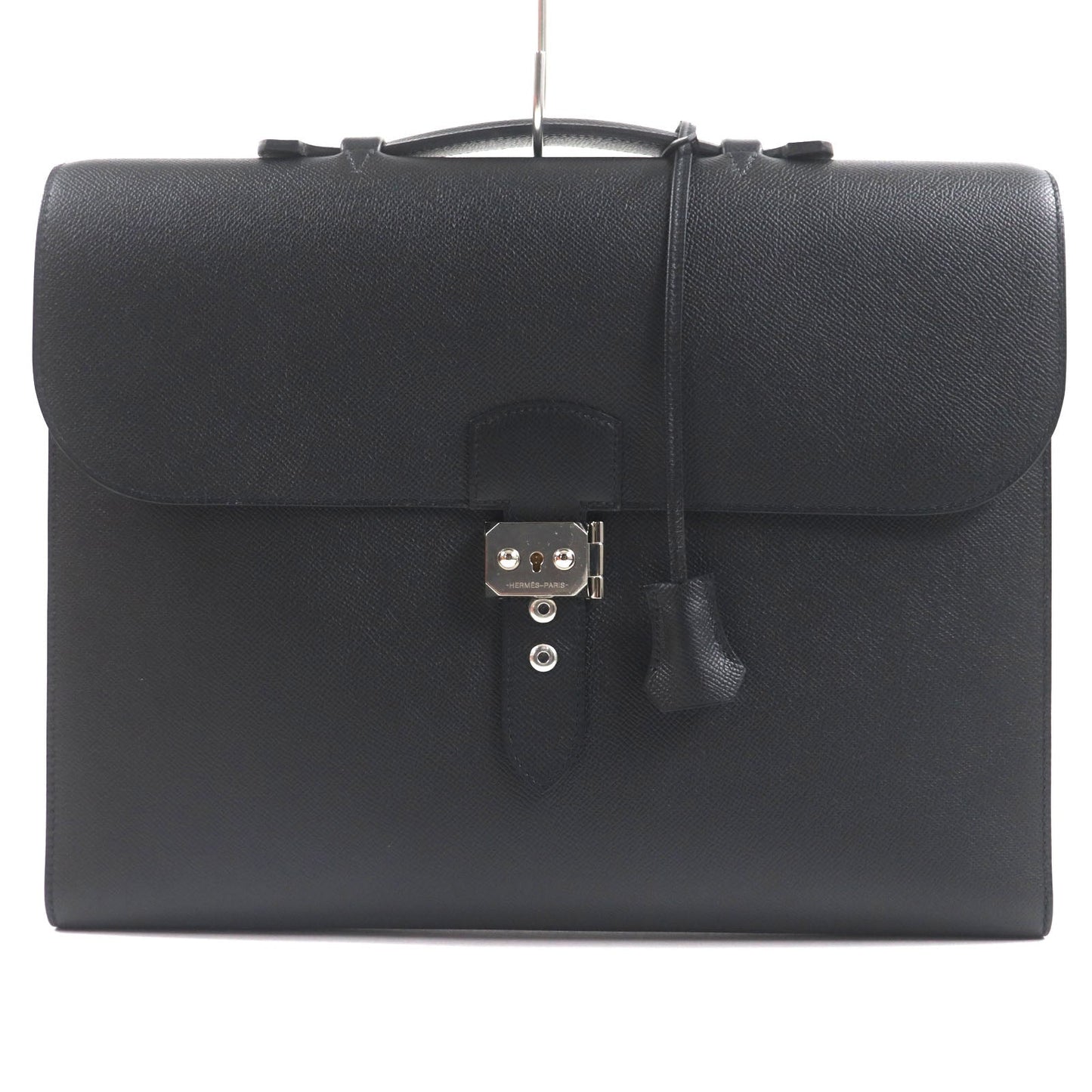 HERMES Briefcase Main: Epsom black Sac Adepeche Lite 1-37 mens d