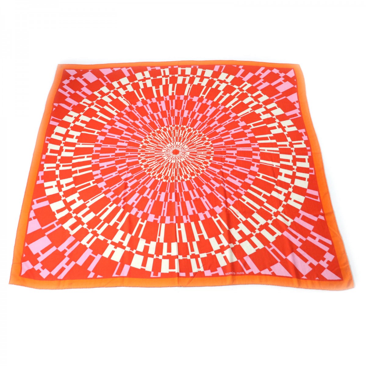 HERMES Stall Main: 70% cashmere, Main: 30% silk Multi Caregean Women d