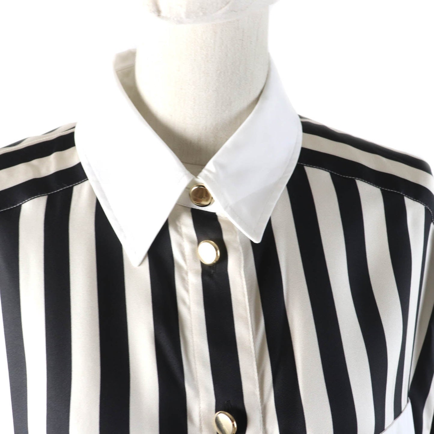 Saint Laurent Silk Long Sleeve Shirt Women