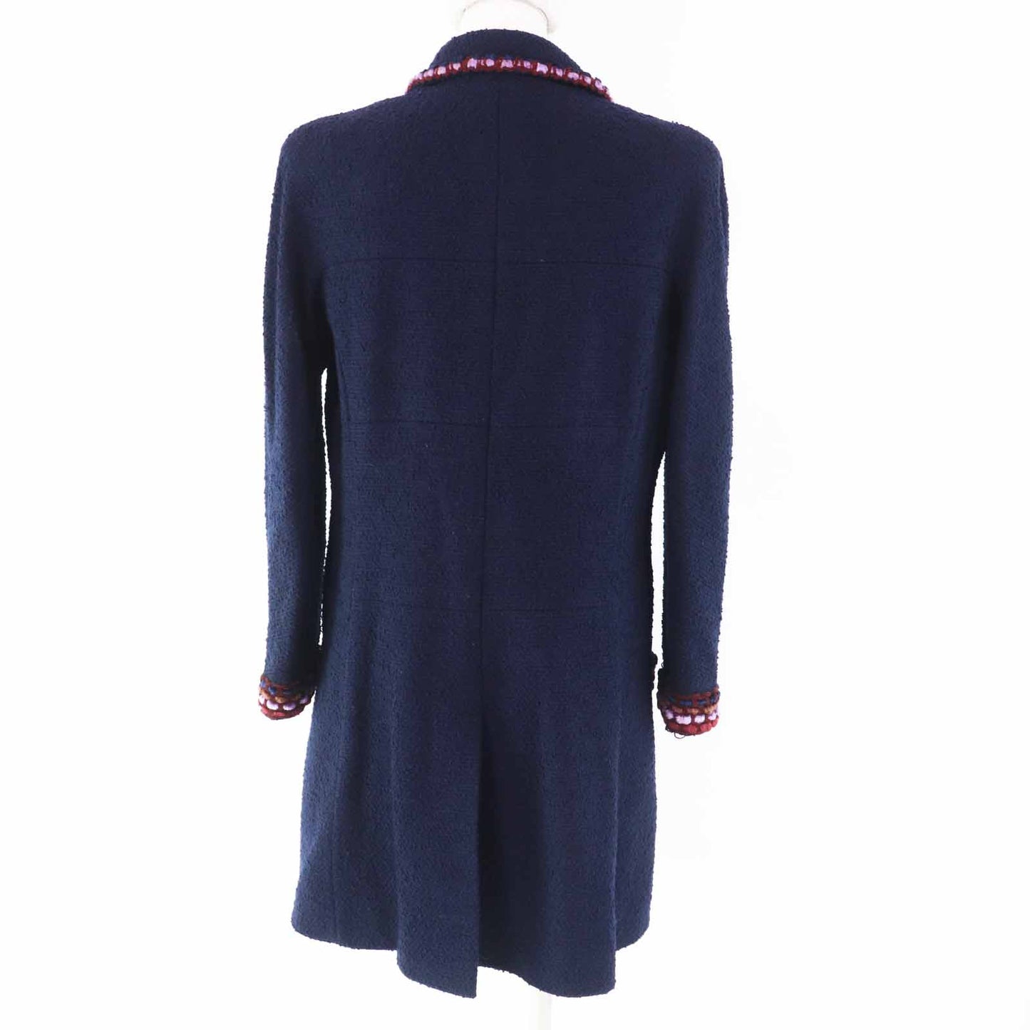 Chanel Multi-line Wool Coat