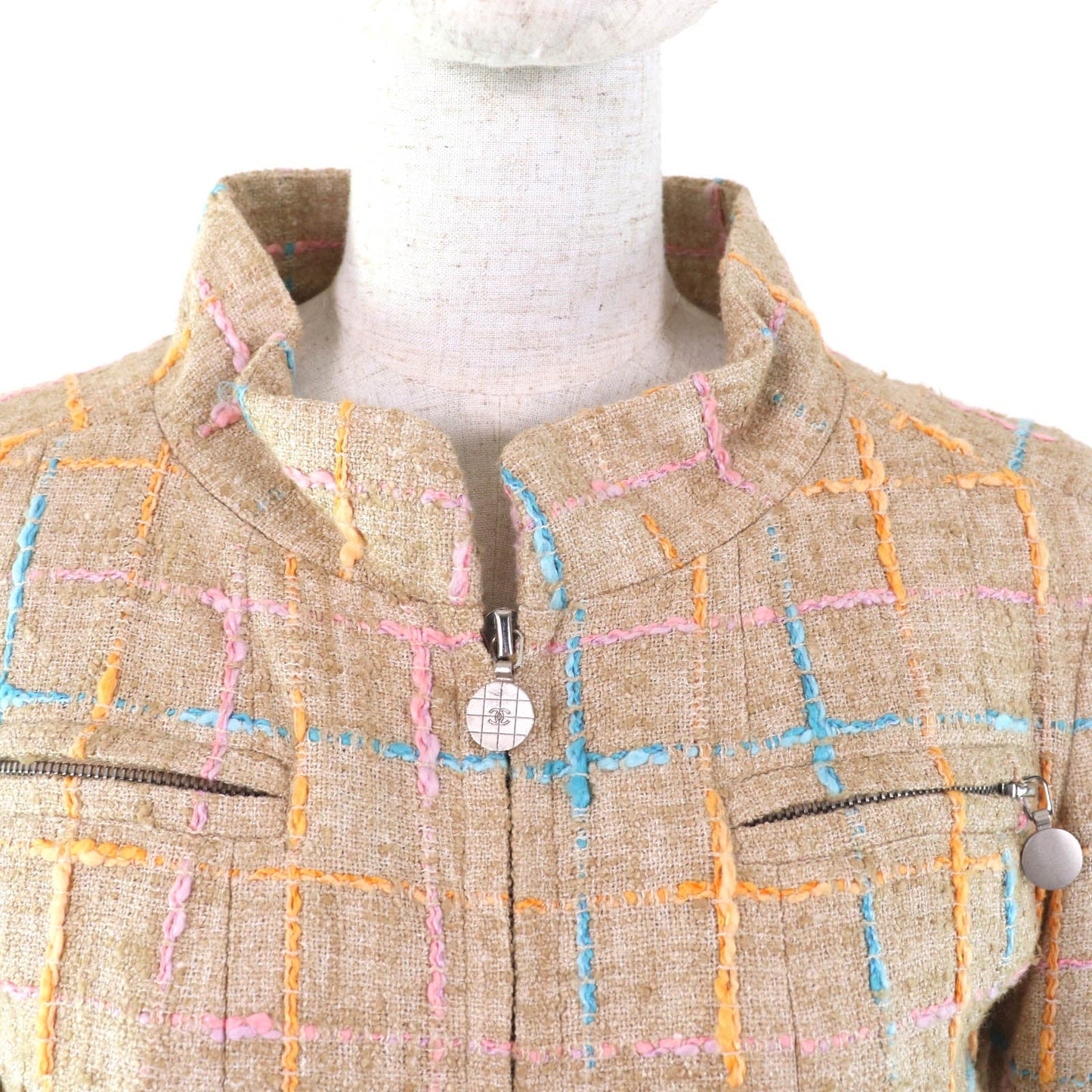 Chanel COCO Mark Buttoned Viscose (rayon) Coat
