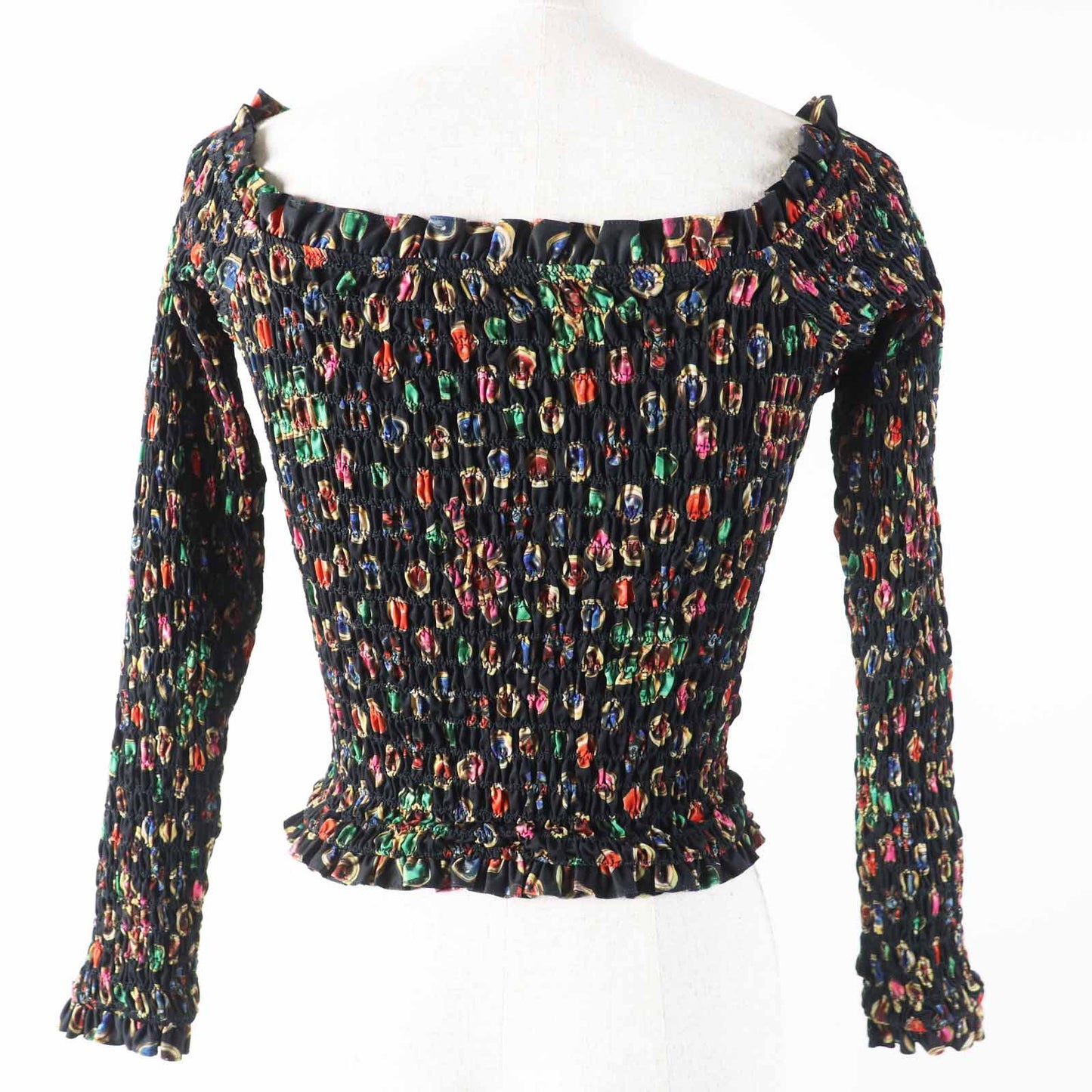 Chanel COCO Mark All-over Print Polyester Elastane Blo