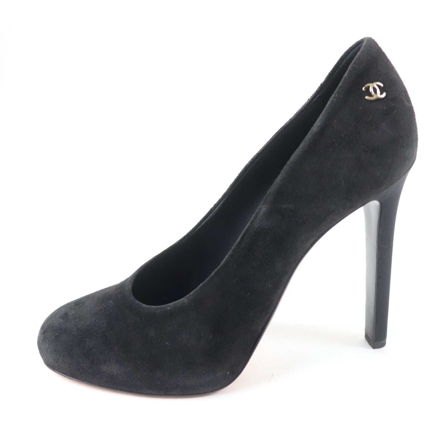Chanel COCO Mark Suede Leather Pumps
