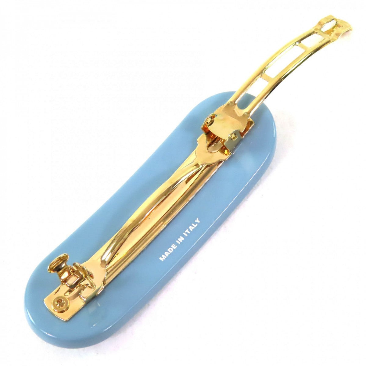 PRADA hair accessory 1IF108 Plastic, Metal Light blue Brex Women