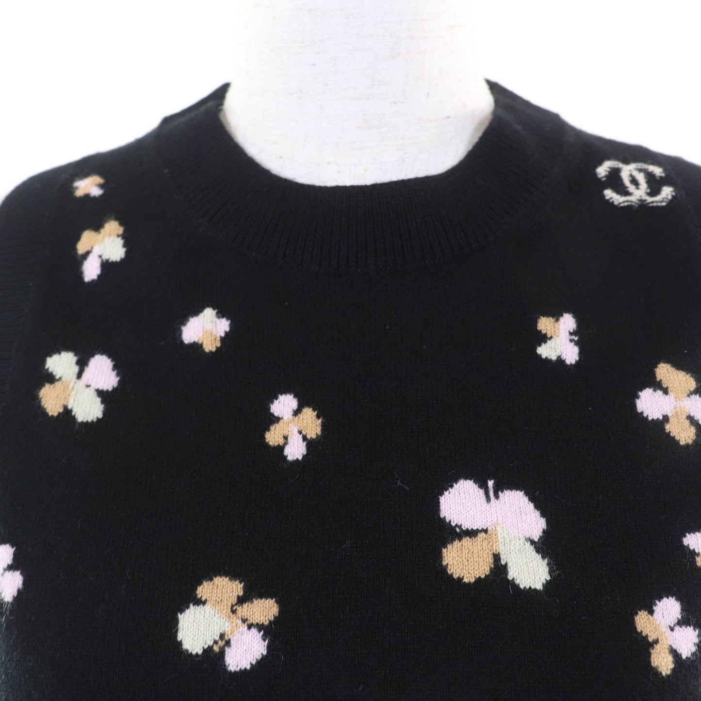 Chanel Best COCO Mark Cashmere Knit