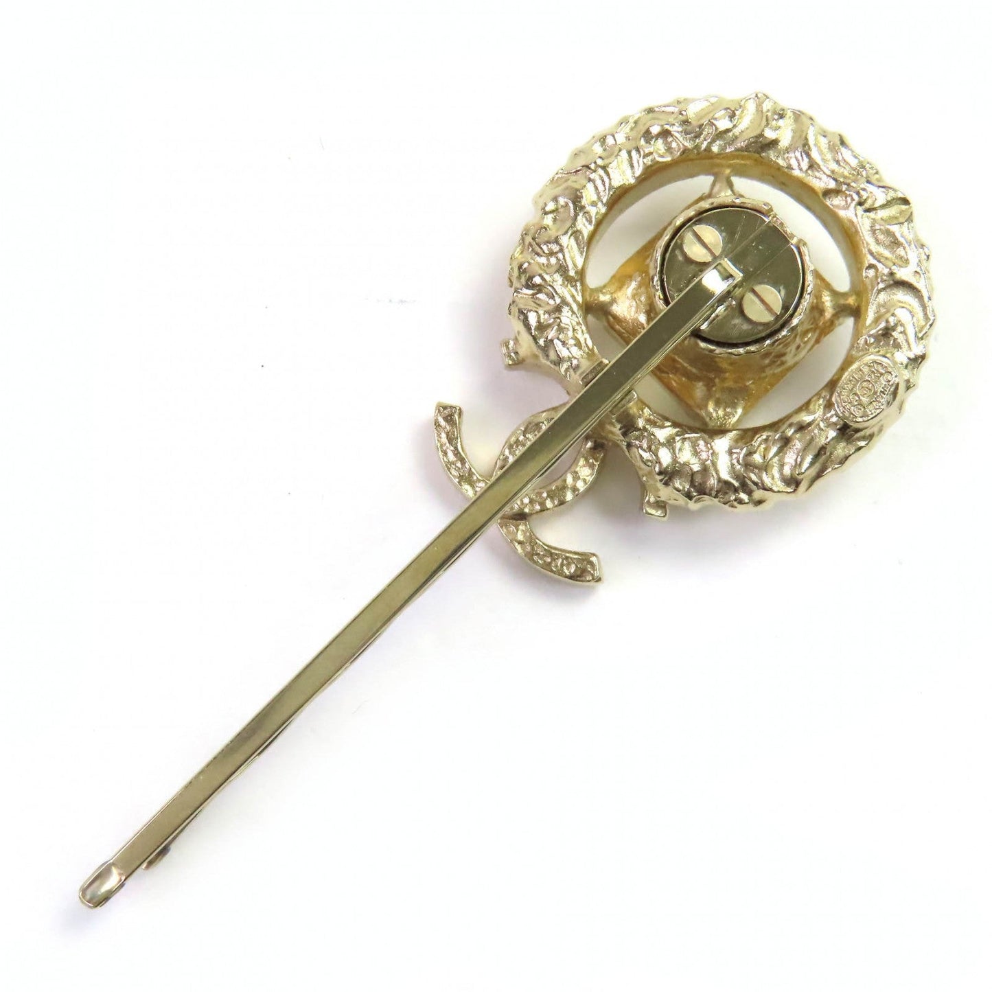 Chanel COCO Mark Rhinestone Hairpin