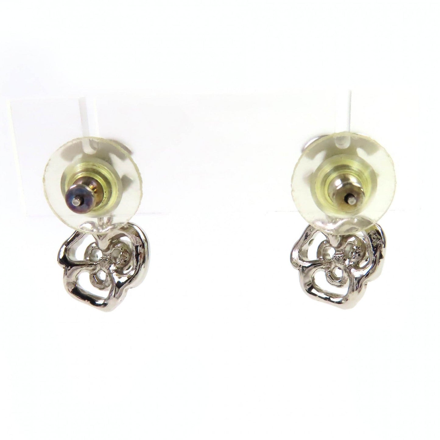 Chanel COCO Mark Camellia Earrings