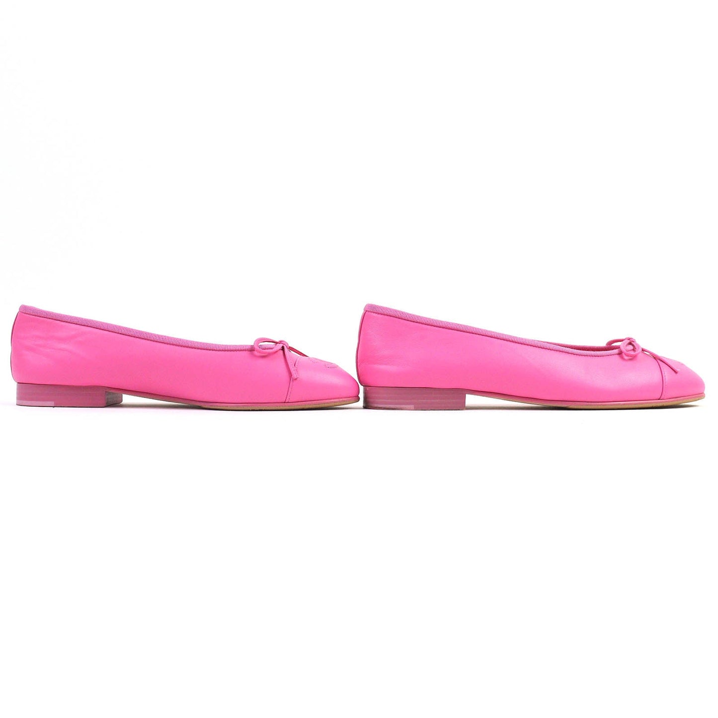 Chanel COCO Mark Ribbon Leather Pumps