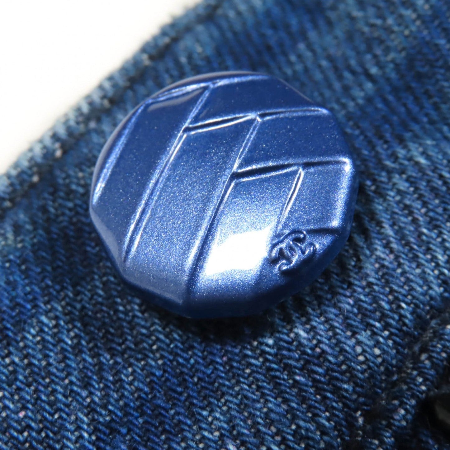 Chanel COCO Mark Denim Cotton Shorts