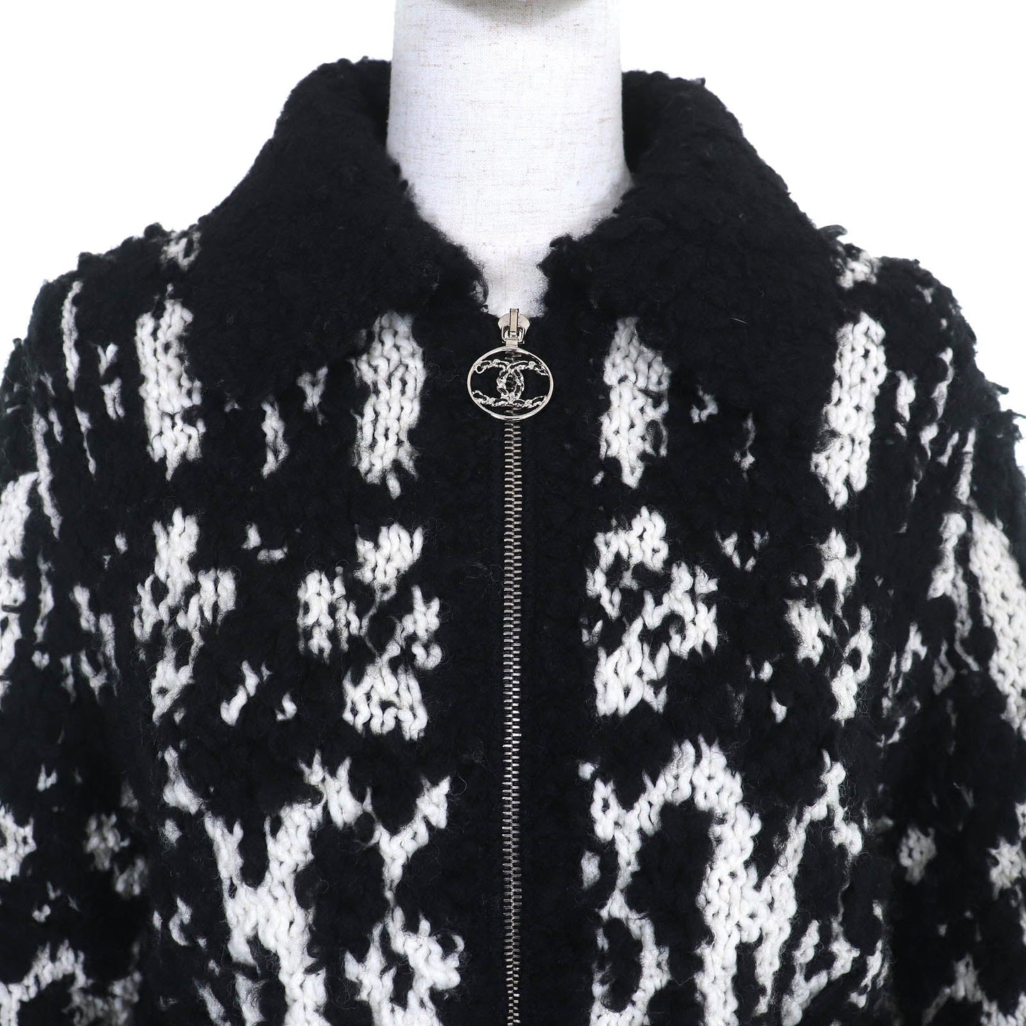 Chanel COCO Mark Wool Knit Jacket