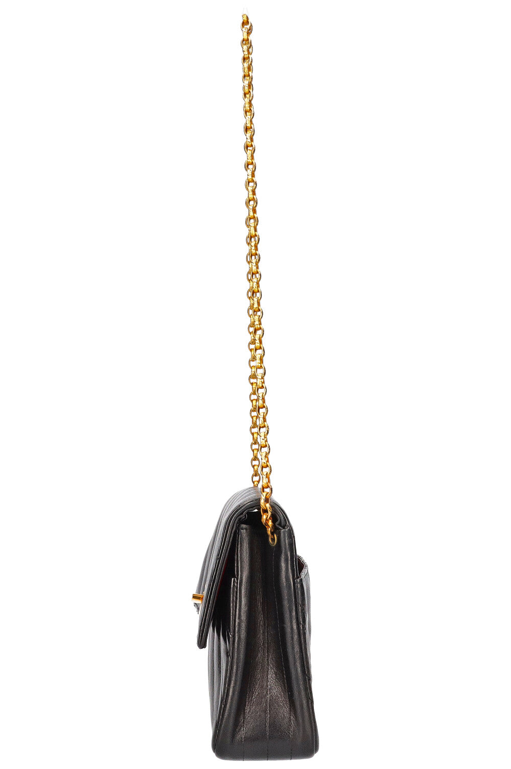 CHANEL Single Flap Bag Black