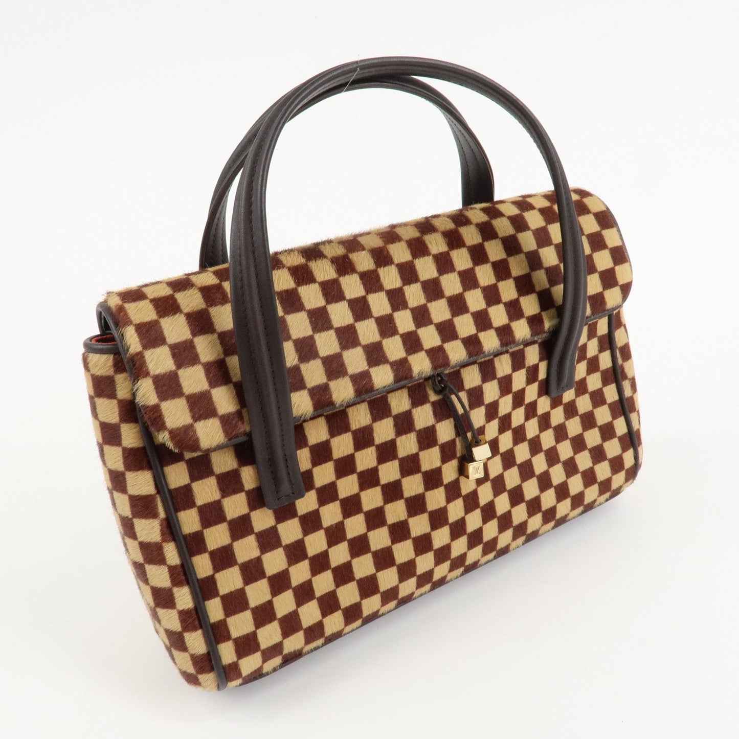 Louis Vuitton Damier Sauvage Lion Hand Bag Gold Hardware M92131 d