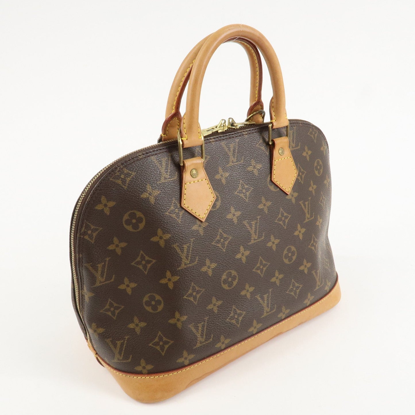 Louis Vuitton Monogram Alma Hand Bag Brown M51130 d
