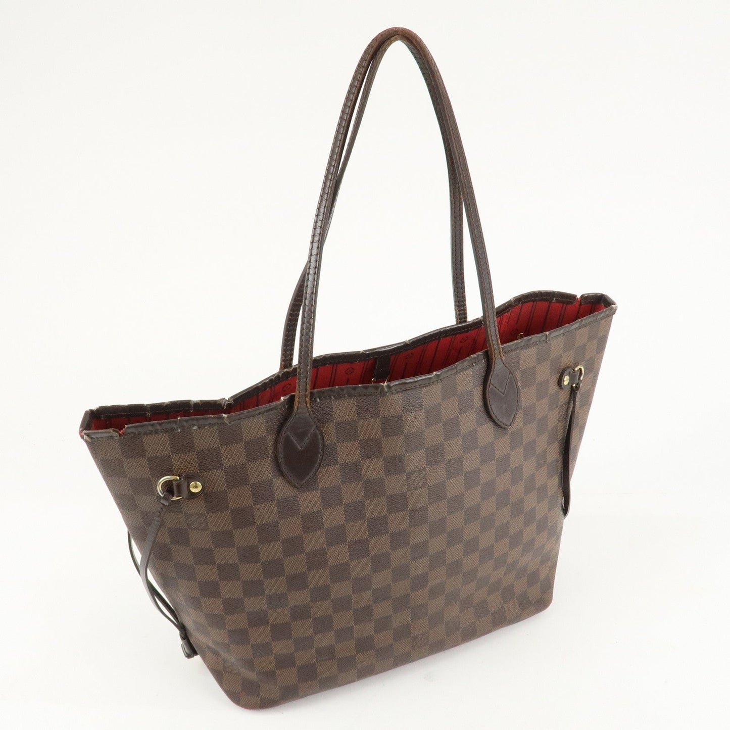 Louis Vuitton Damier Neverfull MM Tote Bag Brown M41358 d