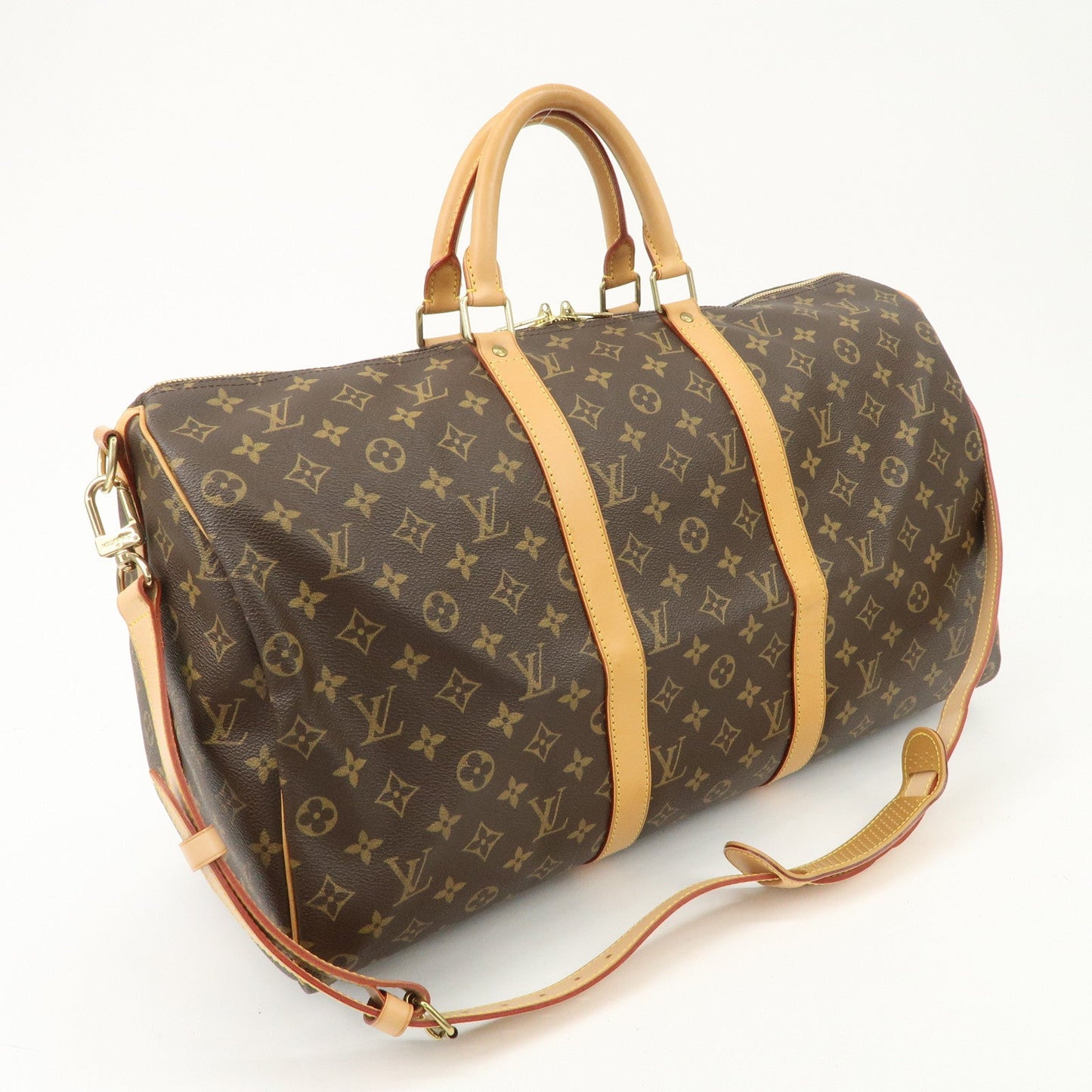 Louis Vuitton Monogram Keep All Bandouliere 50 Boston Bag M41416 d