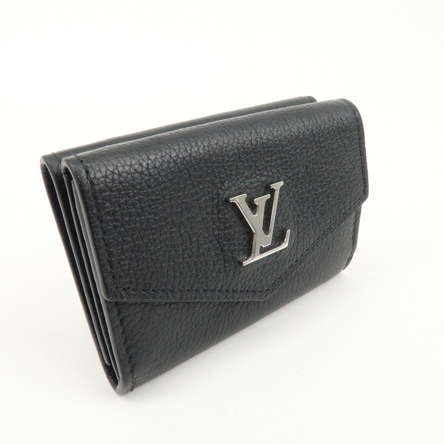 Louis Vuitton Lock Me Portefeuille Lock Mini Wallet Noir M63921 d