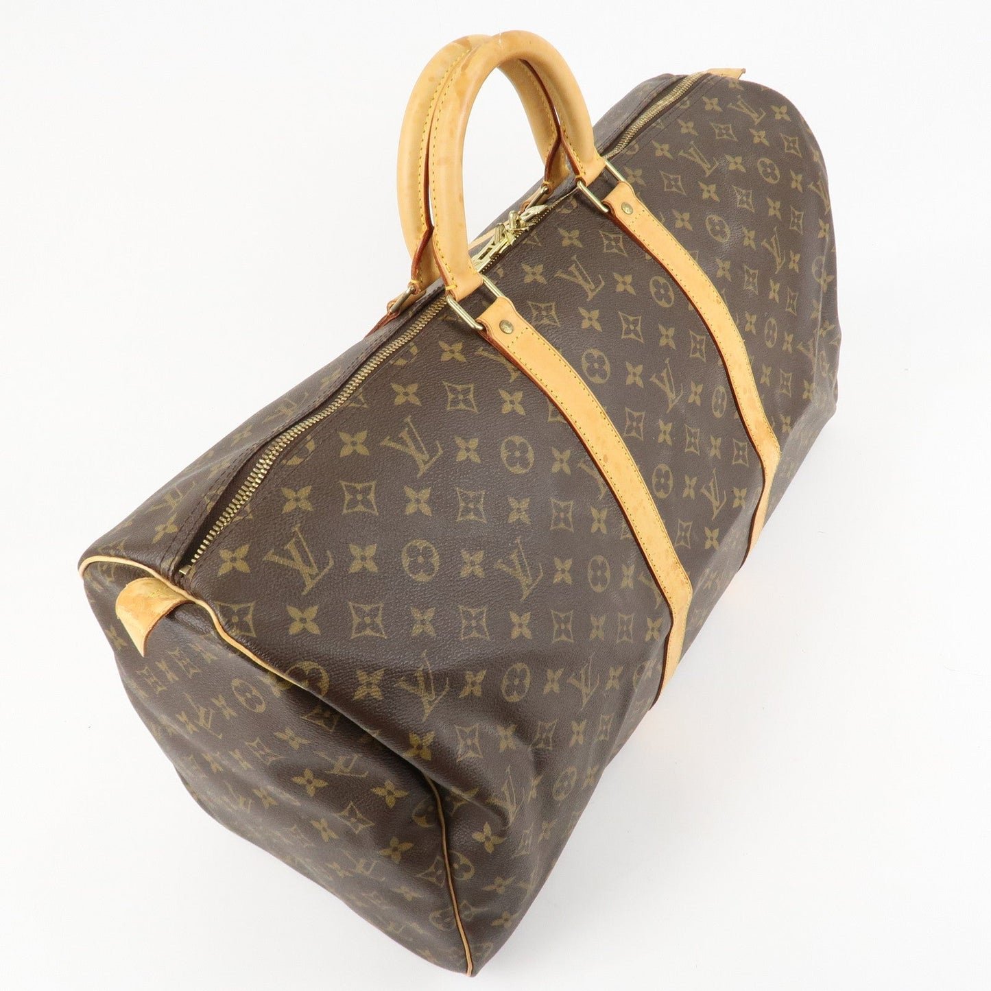 Louis Vuitton Monogram Keep All 55 Boston Bag Travel Bag M41424 d