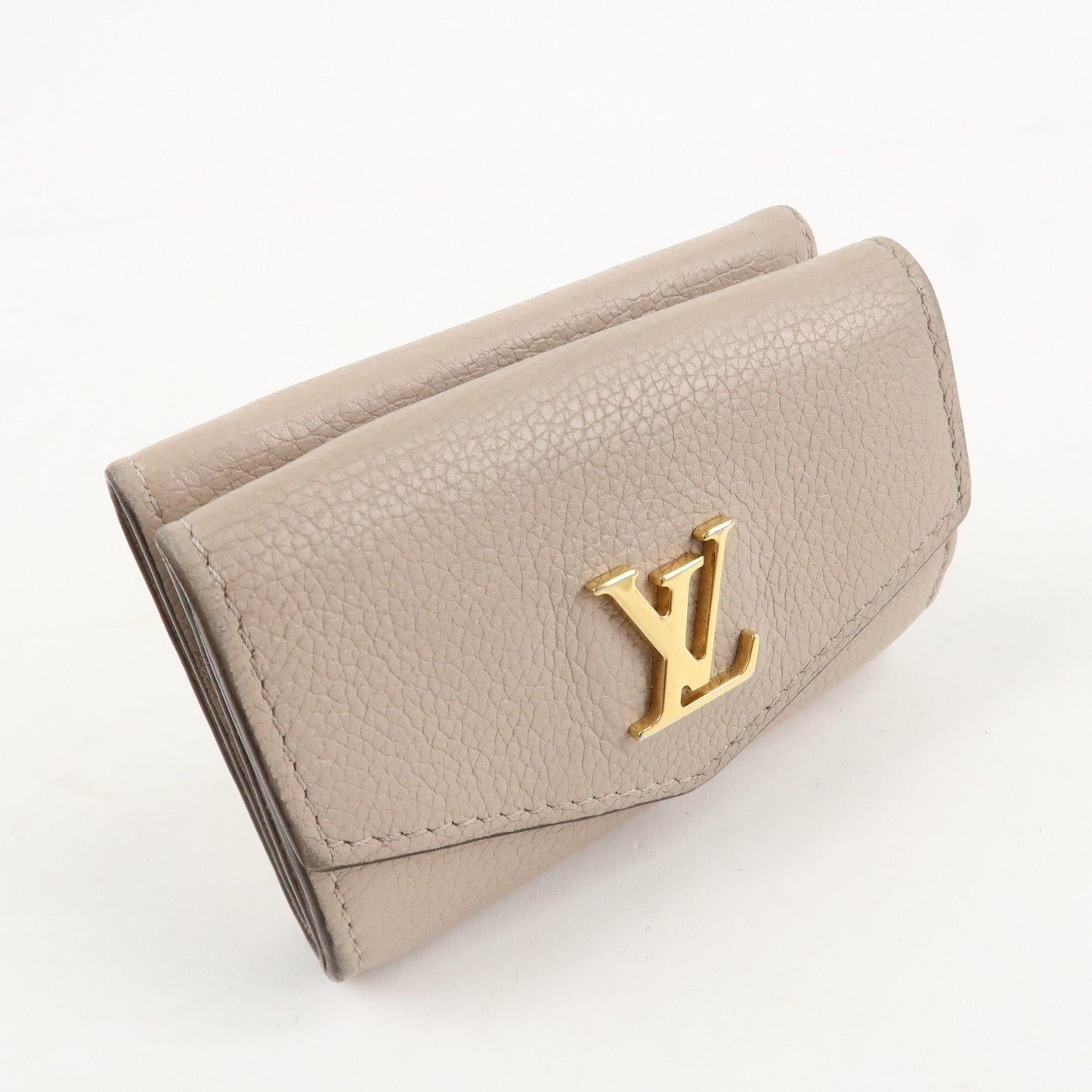 Louis Vuitton Portefeuille Lock Mini Wallet Greige M69340 d