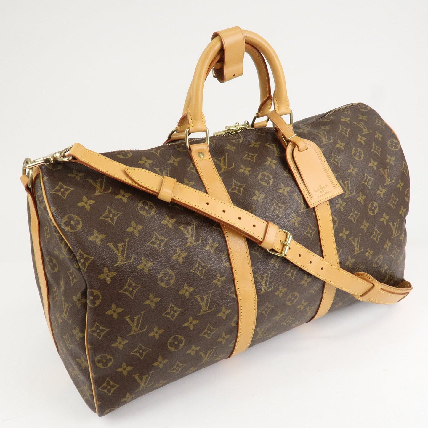 Louis Vuitton Monogram Keep All Bandouliere 50 Boston Bag M41416 d