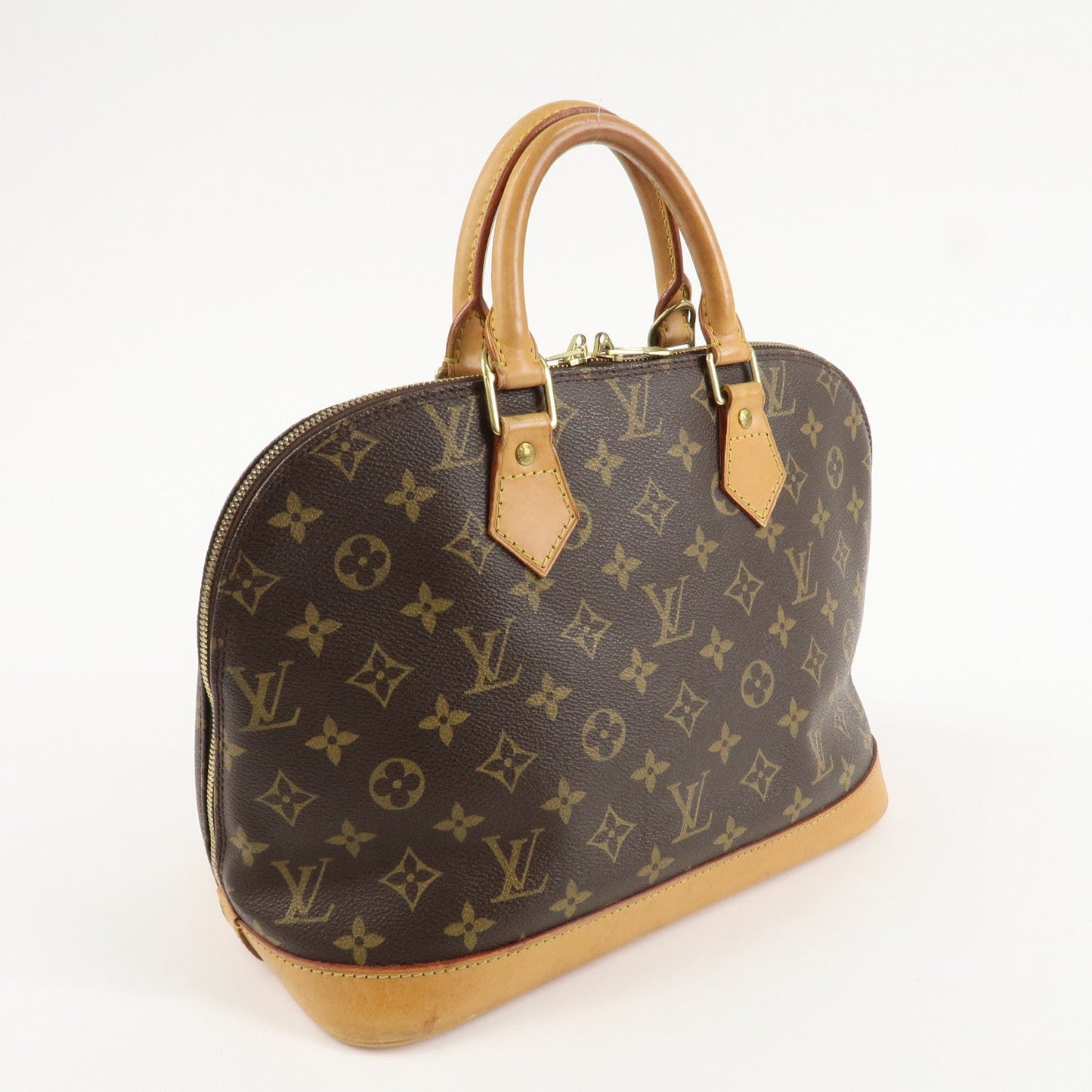 Louis Vuitton Monogram Alma Hand Bag Brown M51130 d