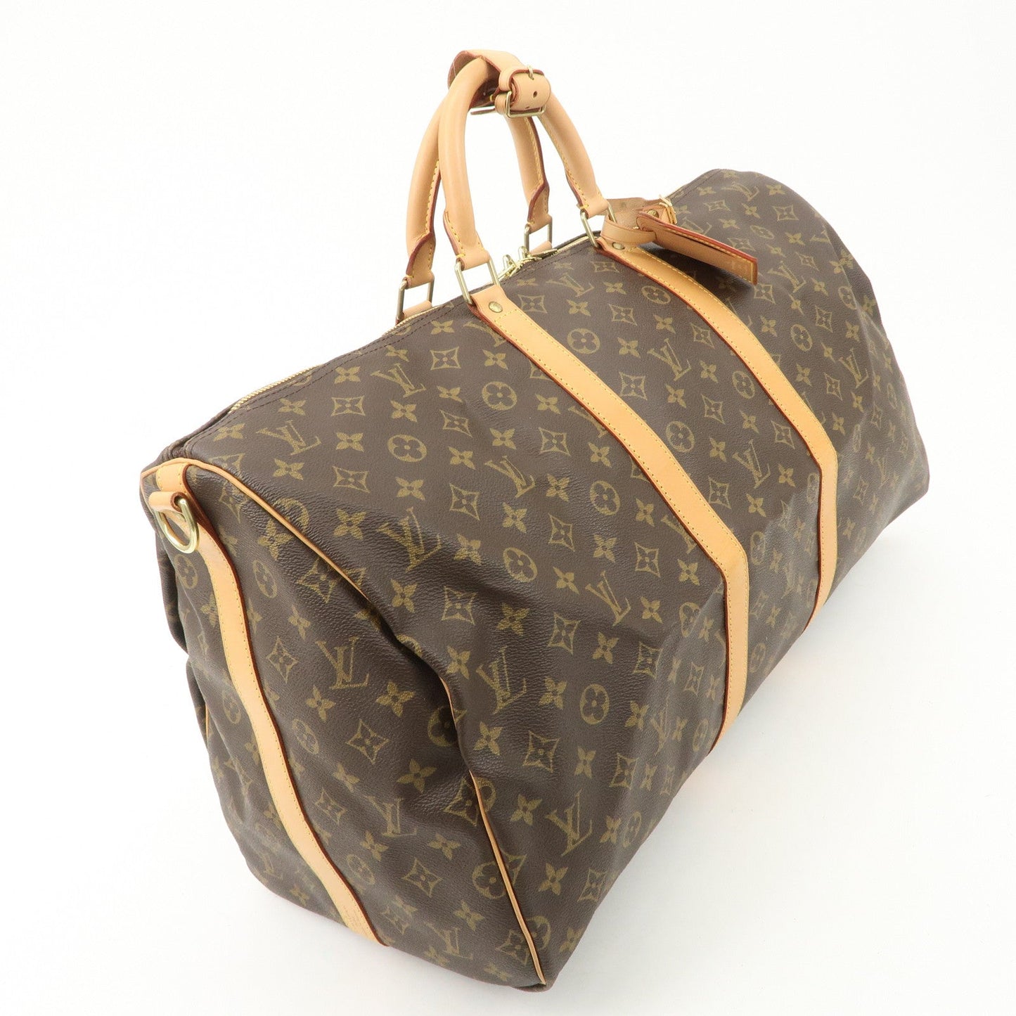 Louis Vuitton Monogram Keep All Bandouliere 55 Boston Bag M41414 d