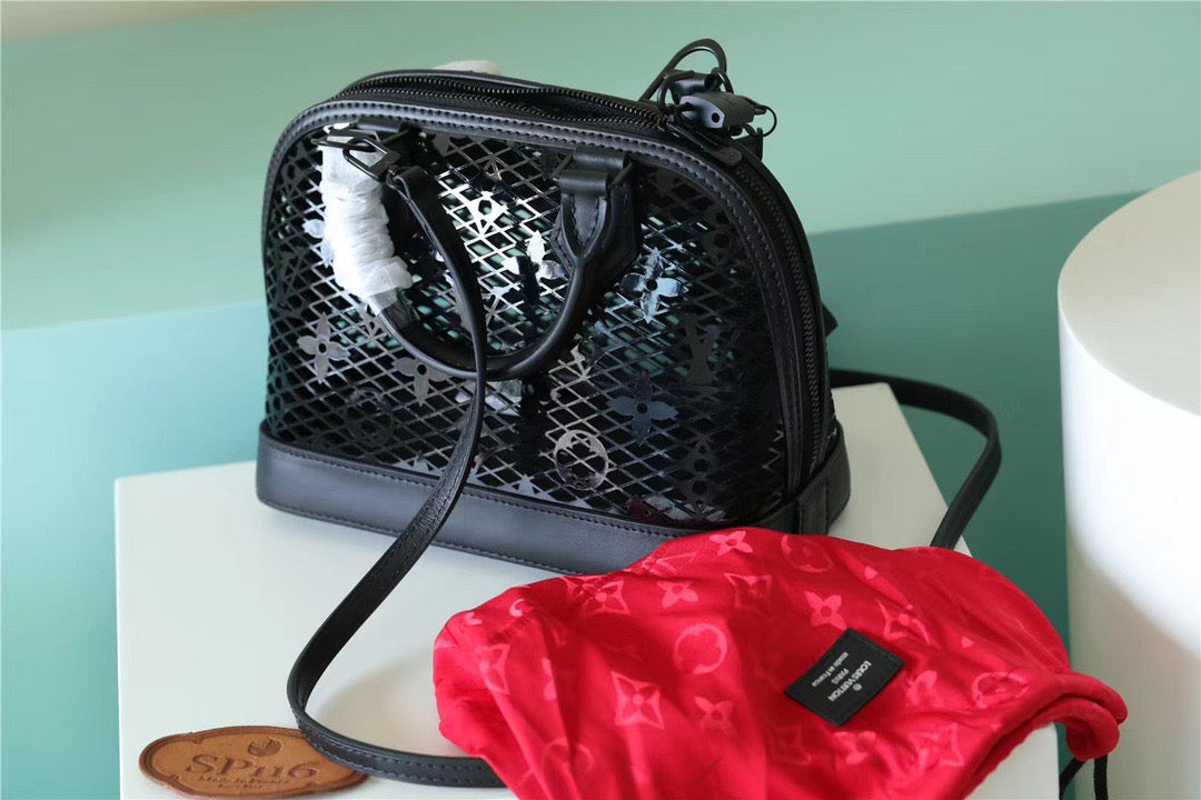 Top Quality Alma PM Monogram Black For Women, Womens Handbags, Shoulder And Crossbody Bags 13.4in/34cm Top Quality M20355