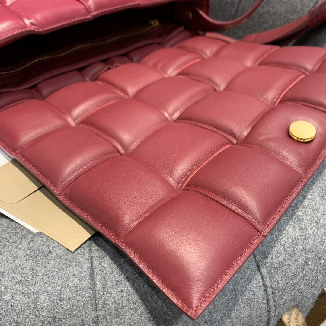 Top Quality Padded Cassette Bag For Women 10.2in/26cm In Dark Red 591970VCQR16358