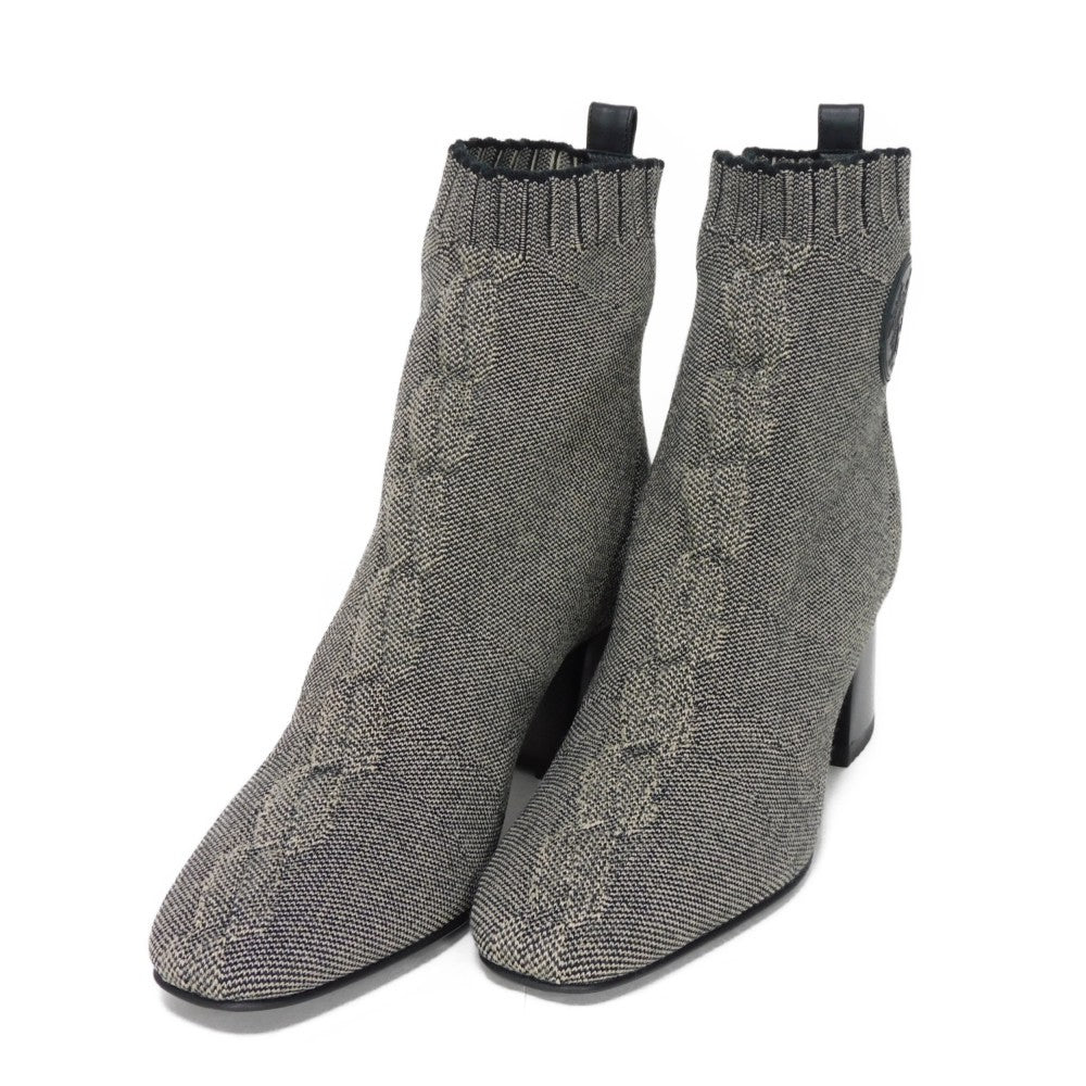 HERMES boots Technical fabric Notchyola Click Se Nue Vol Vert 60 Women 38 1/2 d
