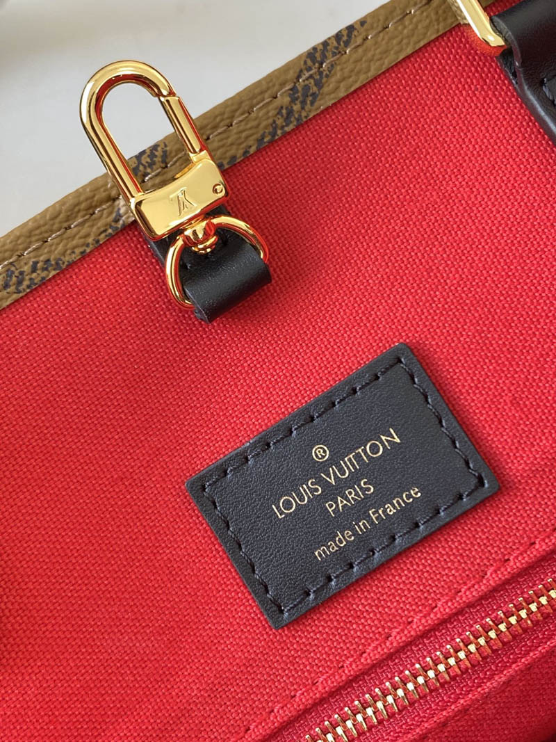 Top Quality OnTheGo MM Monogram And Monogram Reverse Canvas For Women, Shoulder Bags 13.8in/35cm Top Quality M45321