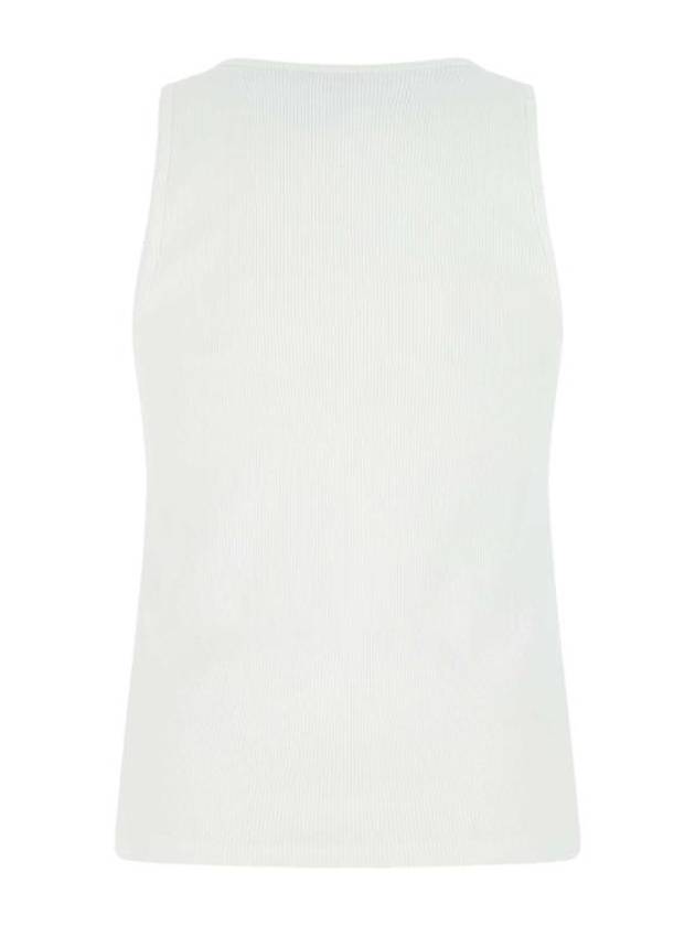 Luxury Bottega Veneta Slim Fit Stretch Cotton Sleeveless White