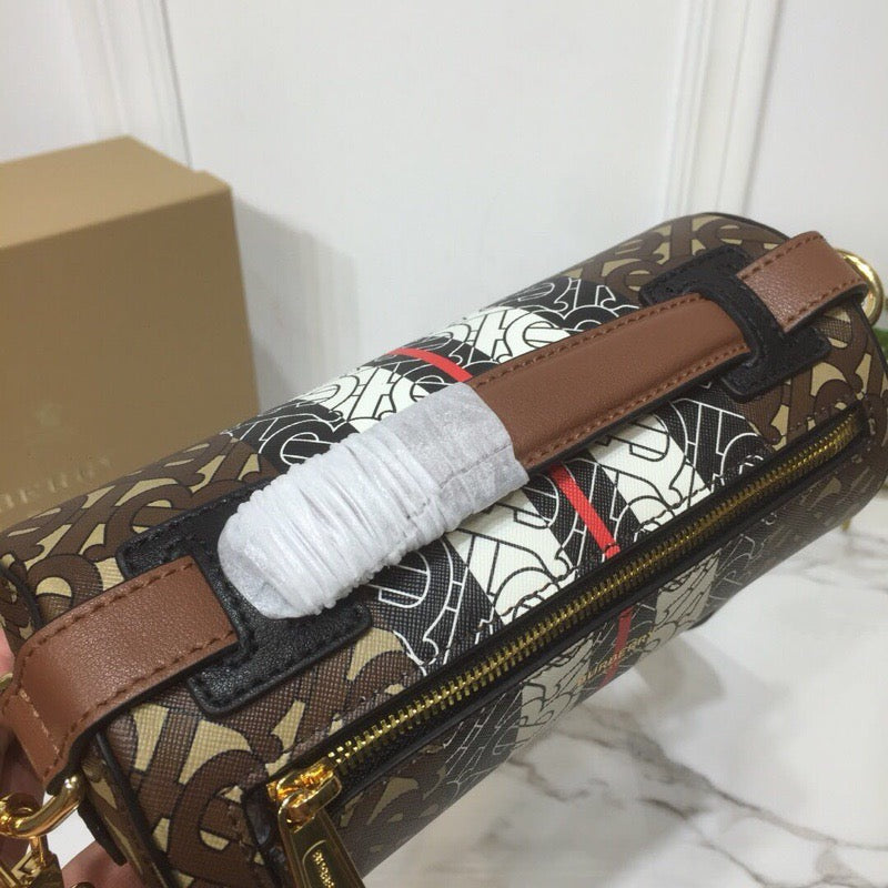 Top Quality The Monogram Stripe E-canvas Barrel Bag For Women, Bags 8.3in/21cm