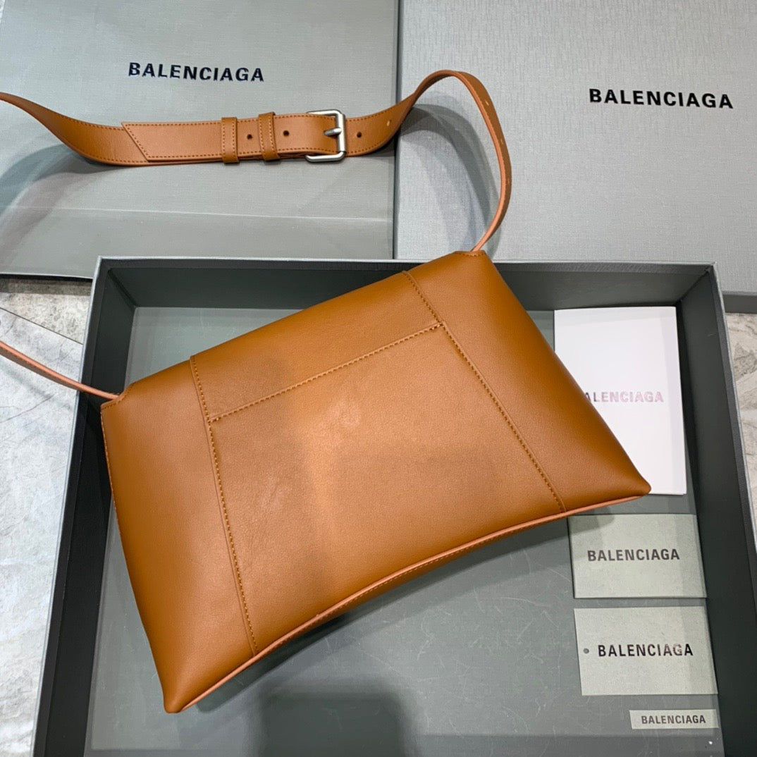 Top Quality Downtown Small Shoulder Bag In Brown, For Women, Bags 11.8in/30cm