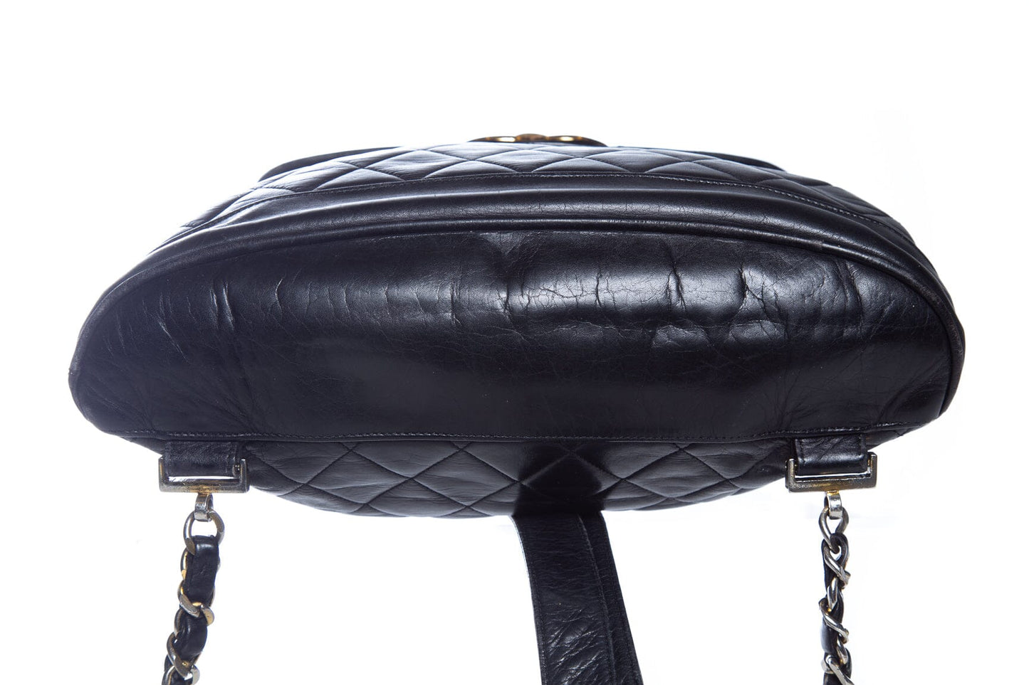 Chanel 1989/91 Black Quilted Backpack
