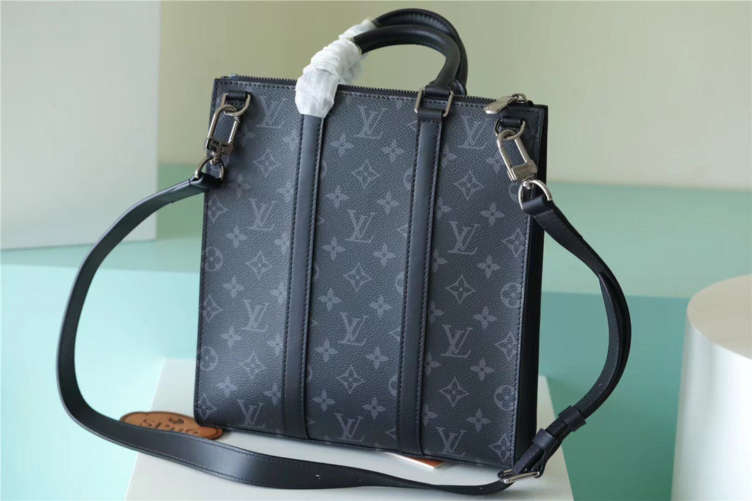 Top Quality Sac Plat Cross Monogram Eclipse Reverse Canvas For Men, Bags, Shoulder And Crossbody Bags 11.2in/28.5cm Top Quality M59664