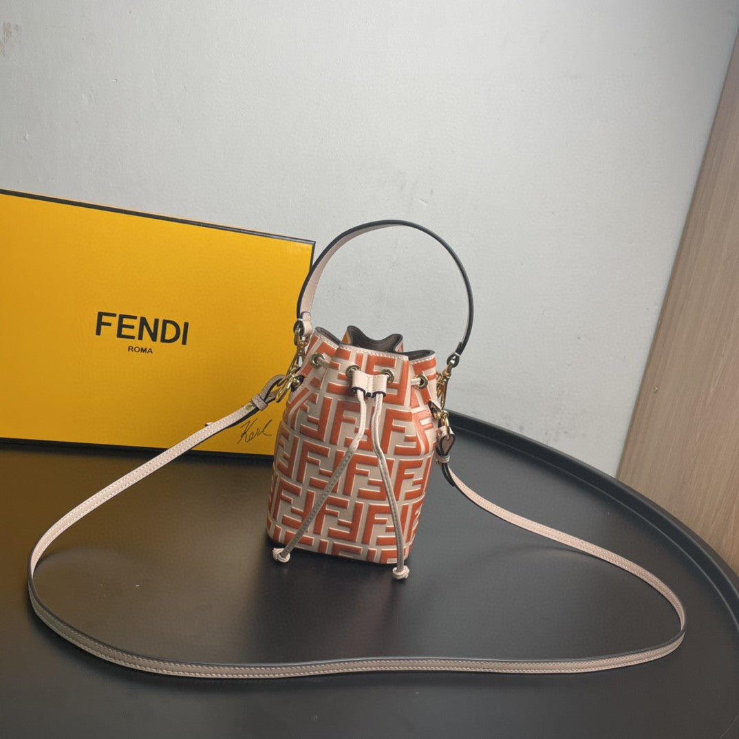 Top QualityTop Quality Mon Tresor Orange Mini Bag For Woman 18cm/7in