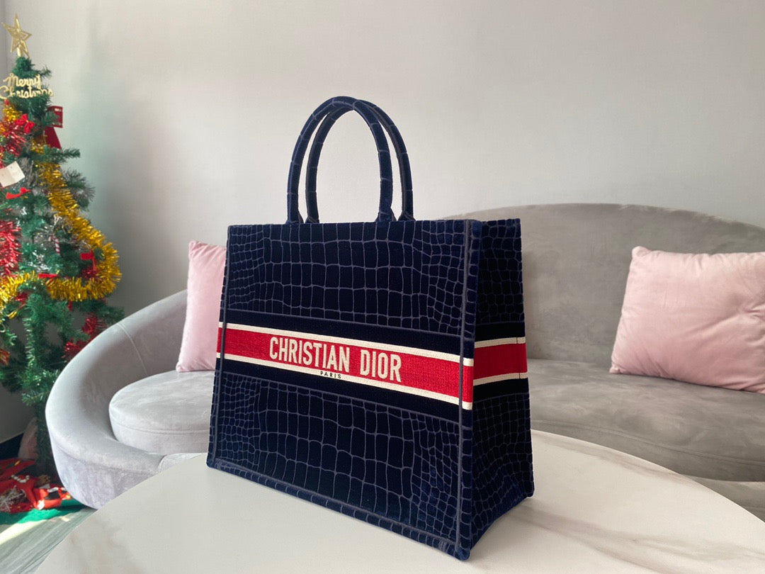 Top Quality Large Book Tote Red Blue, For Women, Womens Handbags 16.5in/42cm CD