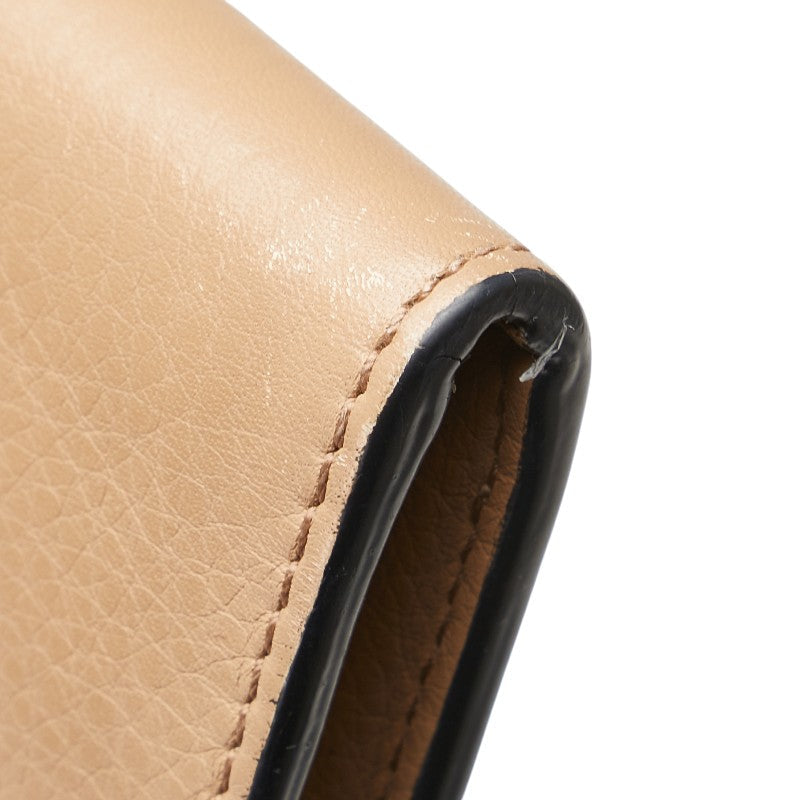 Burberry Leather Long Wallet