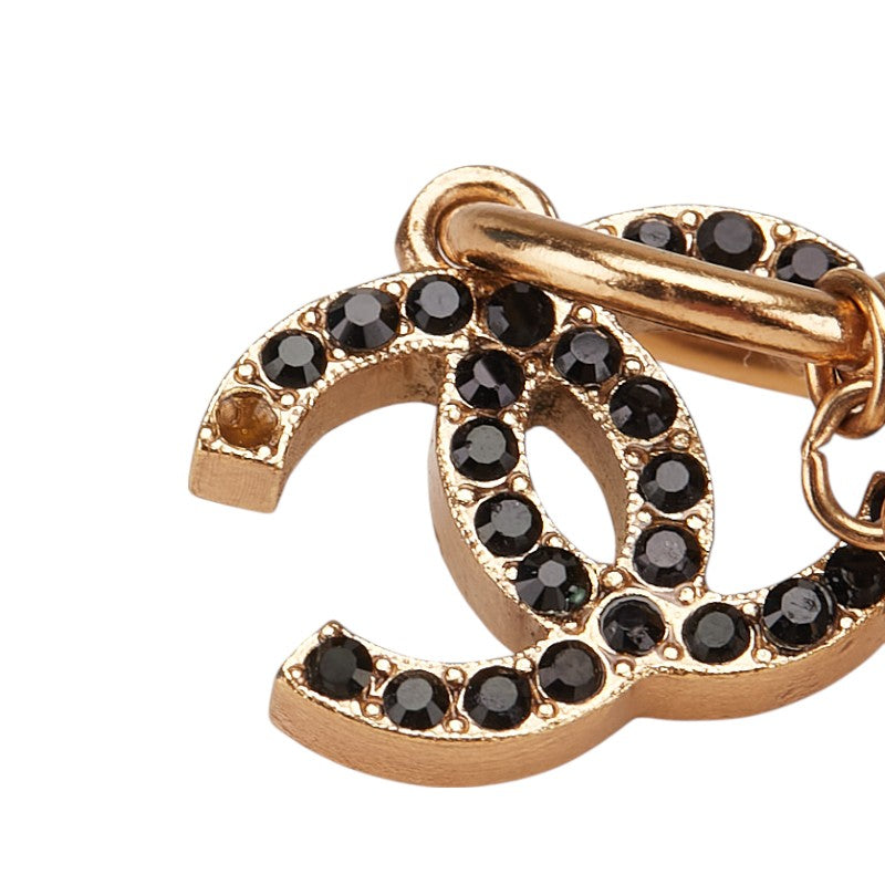 Chanel Coco Mark Rhinestone Earrings