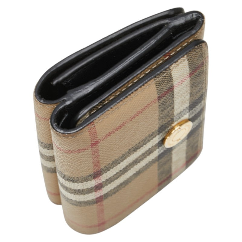 Burberry Nova Check PVC Leather Wallet