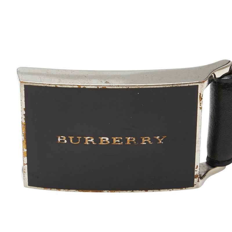 Burberry Logo Leather Belt