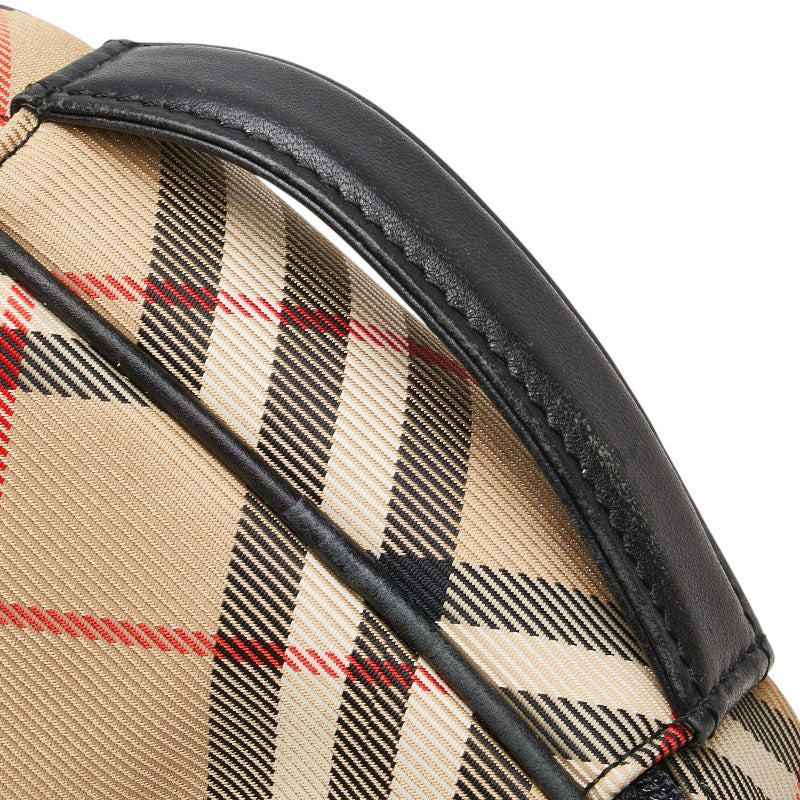 Burberry Nova Check Canvas Leather Pouch