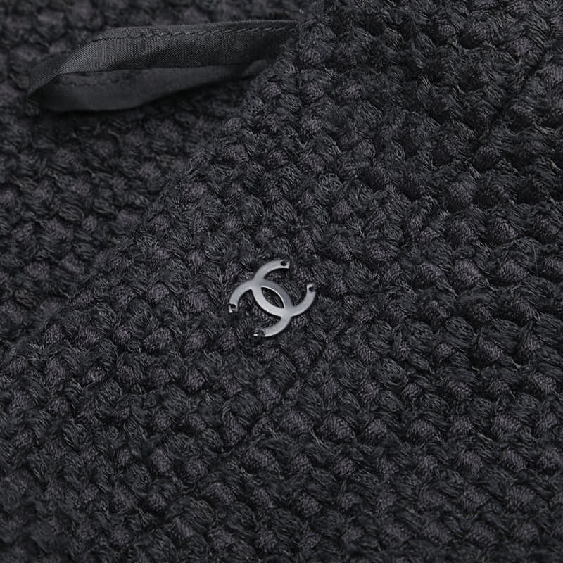 Chanel Coco Mark Silk Cotton Skirt