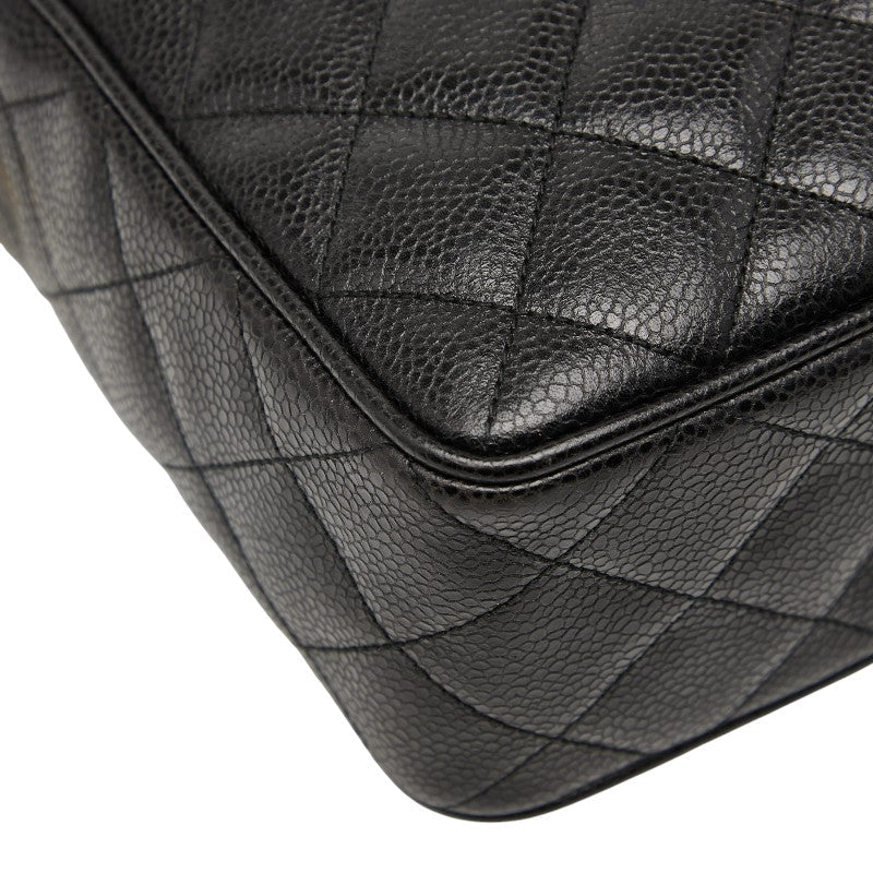 Chanel Coco Mark Caviar Shoulder Bag