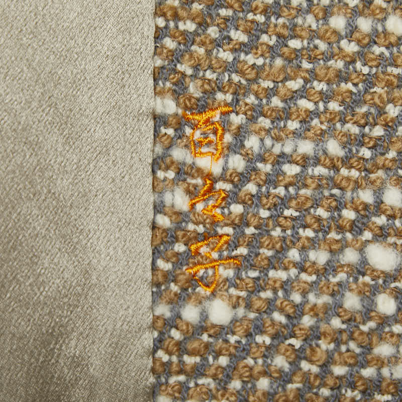 Chanel Coco Mark Button Wool Nylon Coat